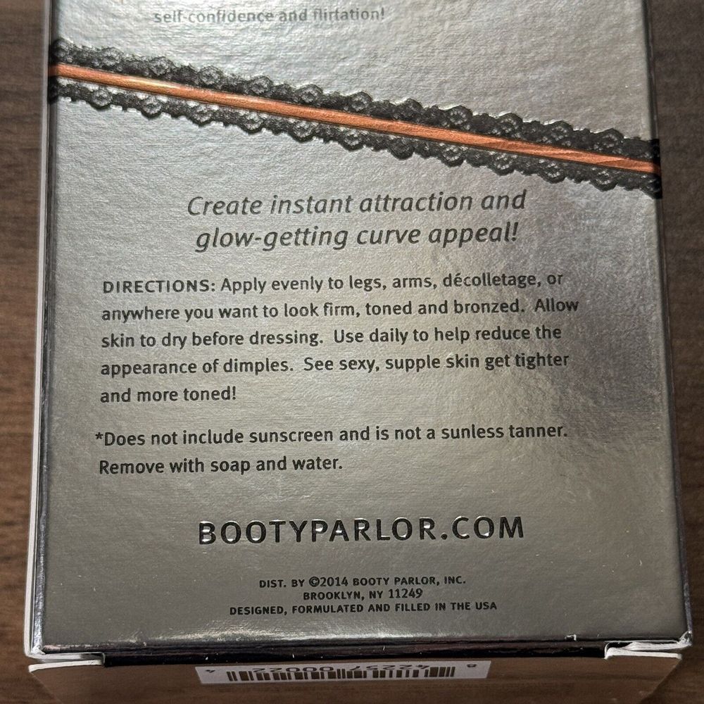 Booty Parlor Flirty Little Secret Firming Bronzer With Pheromones 4.5oz New - Picture 9 of 13